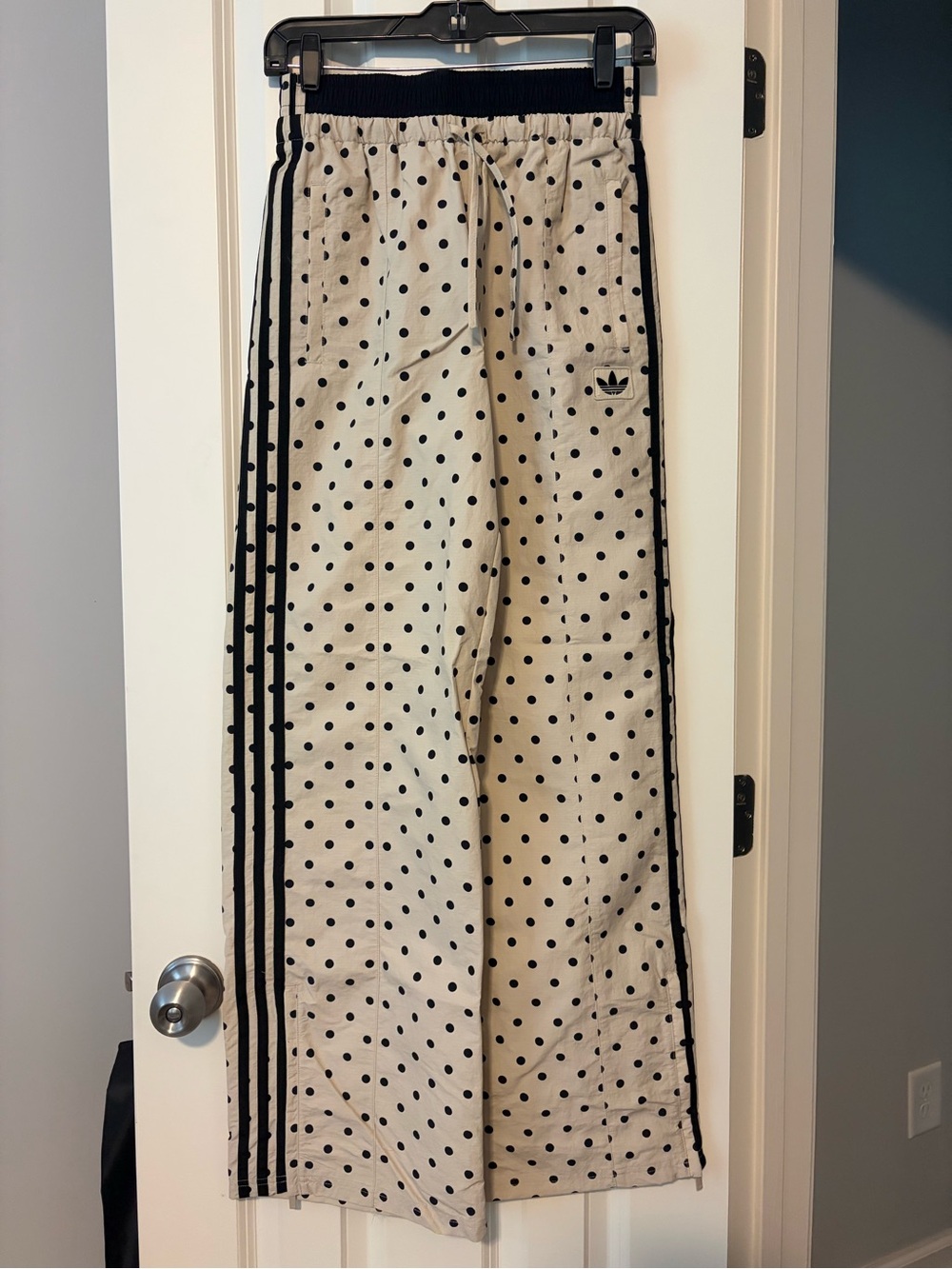 NWT adidas Originals x ASOS Stone and Black Polka Dot Track Jacket & Pants - Picture 8 of 10